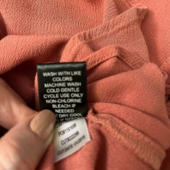 Torrid 3 Mauve Faux Lace Up Tank Adjustable Straps 3X Plus Size - Picture 5 of 7